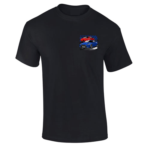 JDM T-Shirt Japanese Modified Automotive Street Drift Drag Race Car Skyline Pair 27
